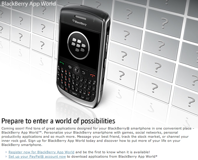 Blackberry App World